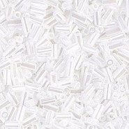 Miyuki Bugles 3mm kralen White pearl ceylon BGL1-528